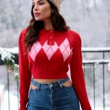 Lydia – Red Blouse