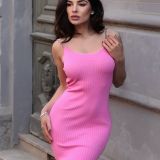 Alexis – Dress – Available In Blue And Pink